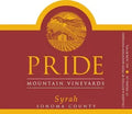 Pride Mountain Vineyards Syrah 2019