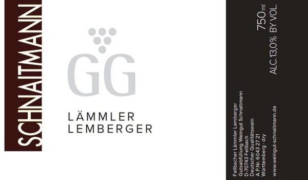 Rainer Schnaitmann Lämmler Lemberger Grosses Gewächs 2019