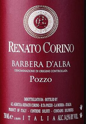 Renato Corino Barbera d'Alba Vigna Pozzo 2020 (Magnum)