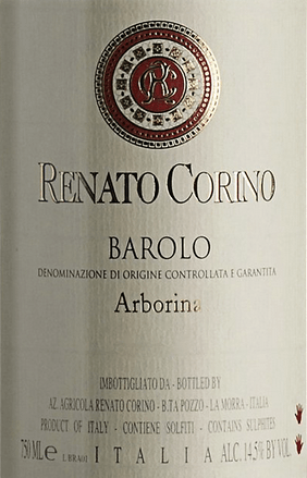 Renato Corino Barolo Arborina 2016