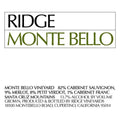 Ridge Vineyards Monte Bello 2015 (Halbflasche)