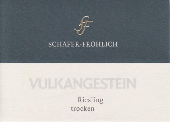 Schäfer-Fröhlich Riesling Vulkangestein 2016