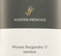 Schäfer-Fröhlich Weisser Burgunder "S" 2015