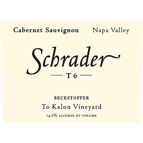 Schrader T6 To Kalon Cabernet Sauvignon 2014