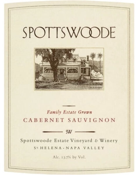 Spottswoode Estate Cabernet Sauvignon 2019