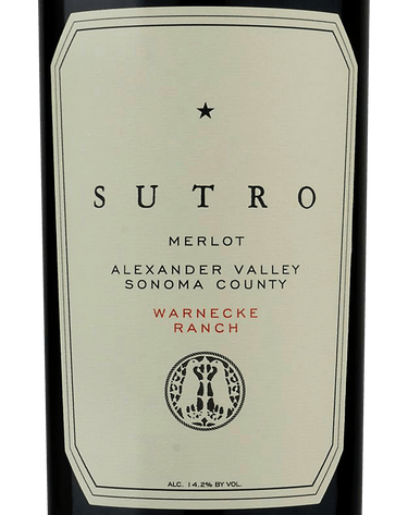 Sutro Warnecke Ranch Merlot 2014