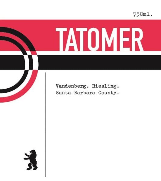 Tatomer Riesling Vandenberg 2018
