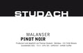 Thomas Studach Malanser Pinot Noir 2023