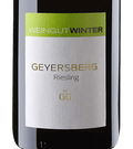 Weingut Winter Riesling Dittelsheimer Geyersberg Grosses Gewächs 2021