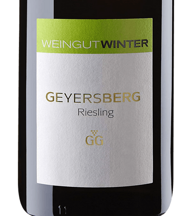Weingut Winter Riesling Dittelsheimer Geyersberg Grosses Gewächs 2021